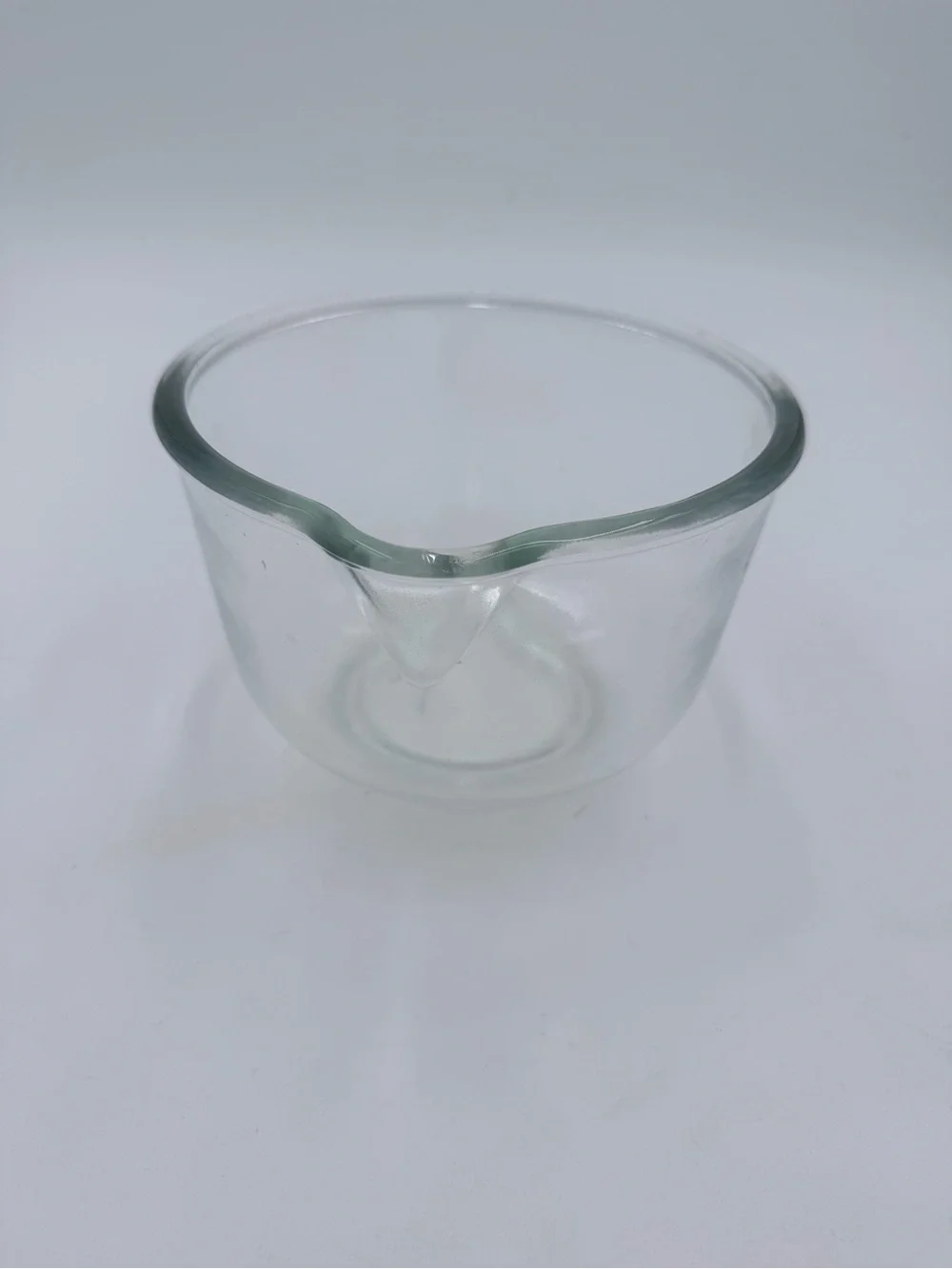 GLASBAKE For Sunbeam Mixing Bowl With Spout #7 CLEAR